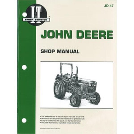 Aftermarket Shop Manual Fits John Deere 1050 850 950 Tractor JD-47